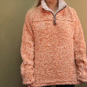 True grit orange pullover